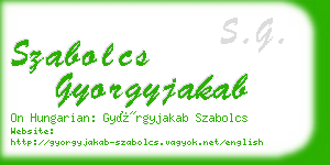 szabolcs gyorgyjakab business card